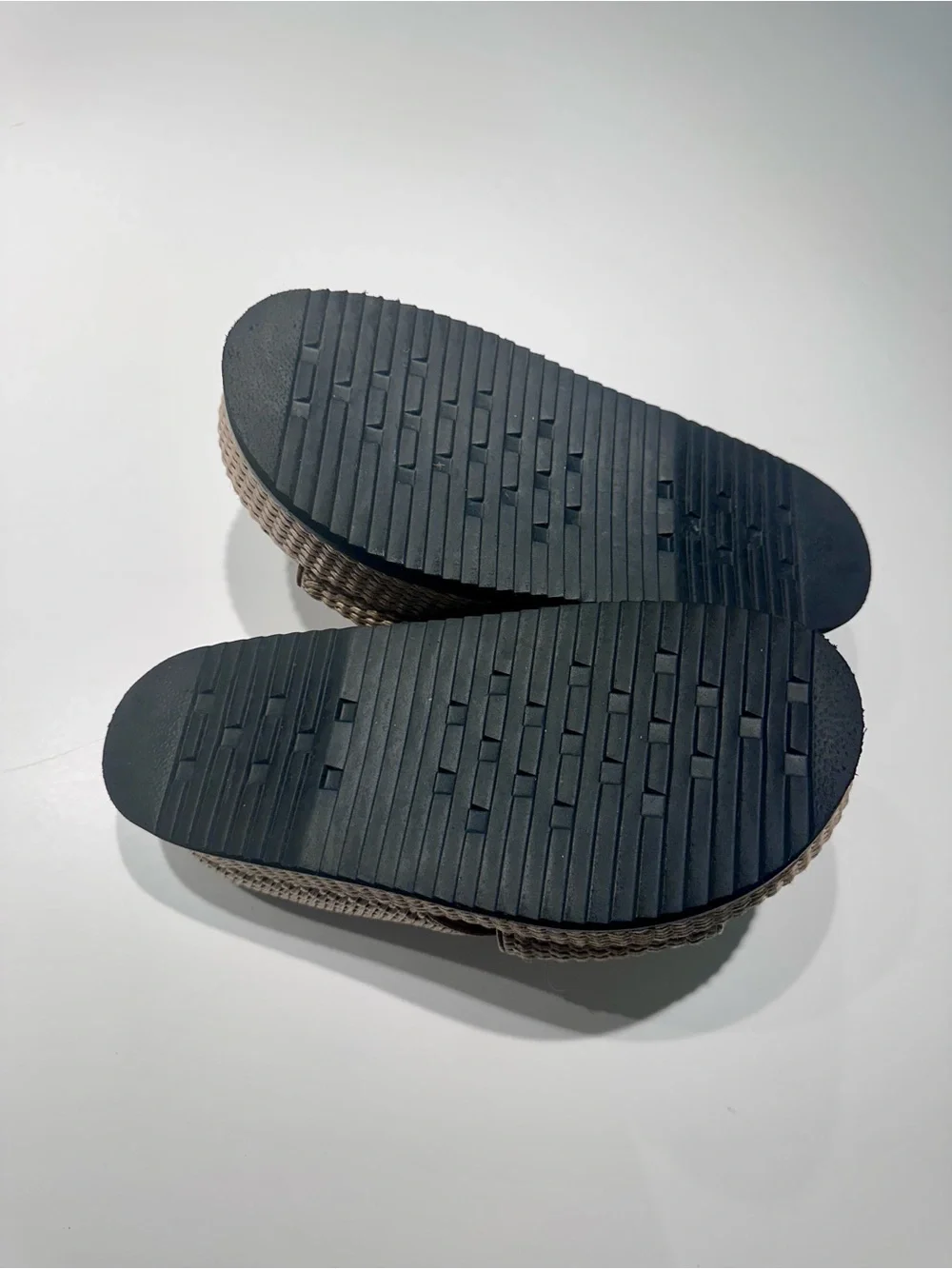 ROAM Cross Stack Raffia Sandals